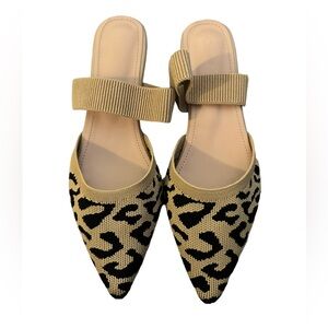 CUCCOO leopard print women’s sandals shoes size 40